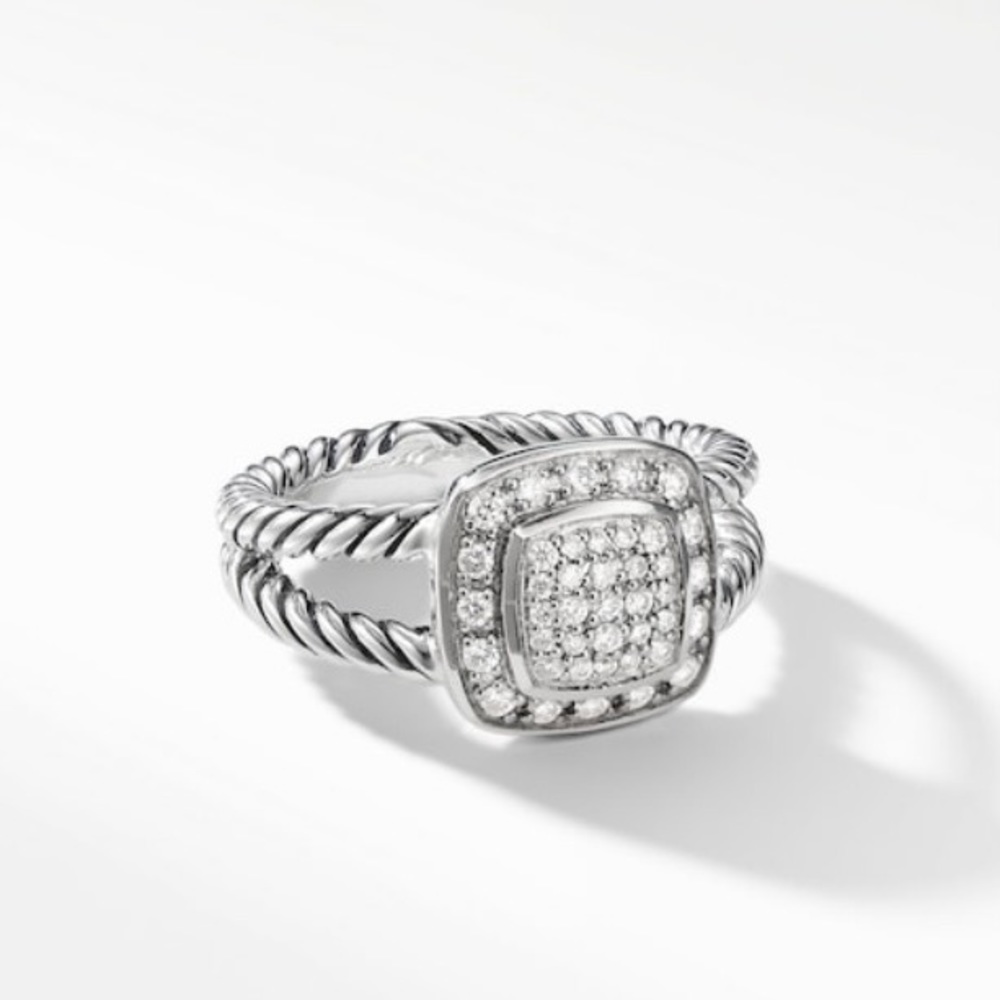 David Yurman Petite Albion Ring With Diamonds